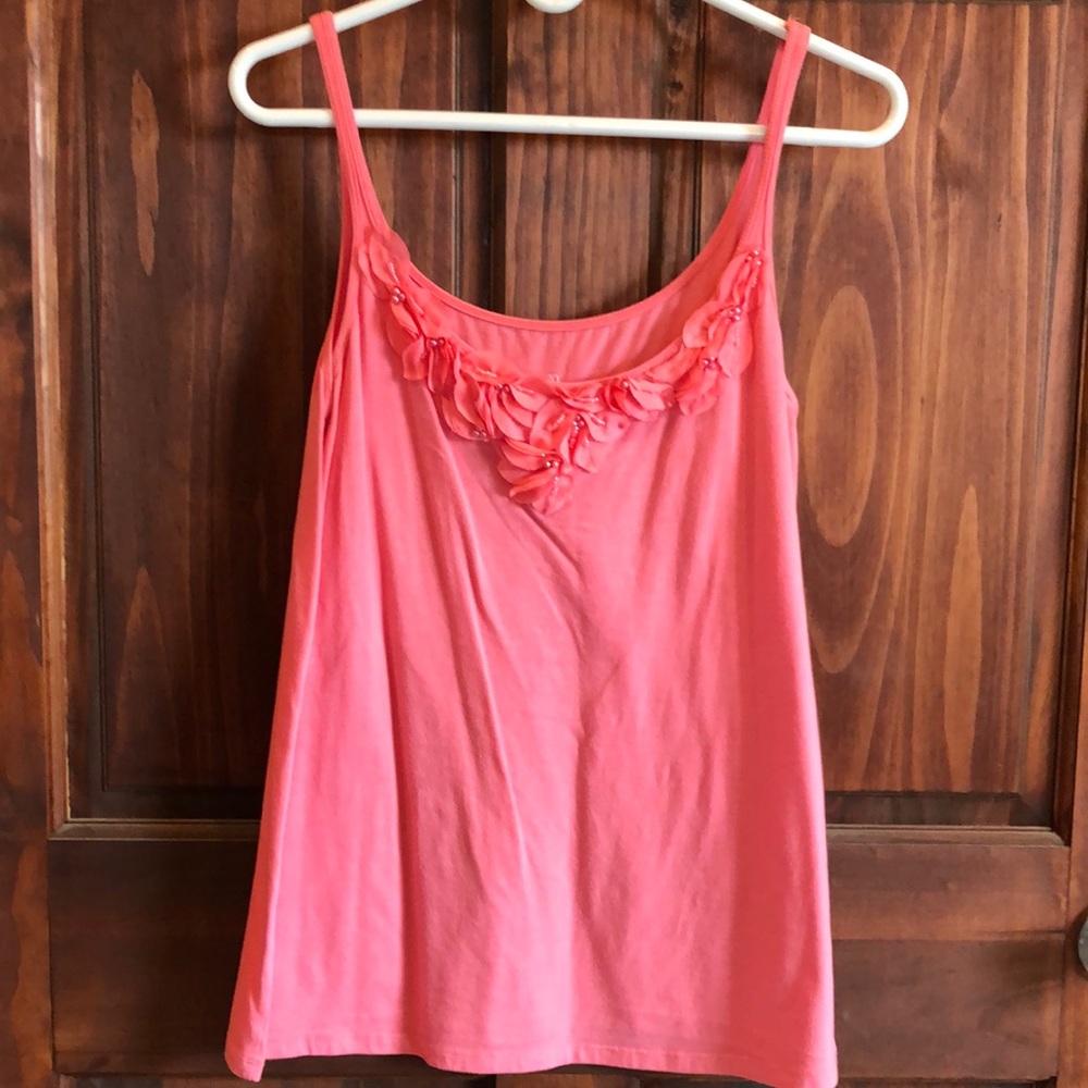 Coral tank top